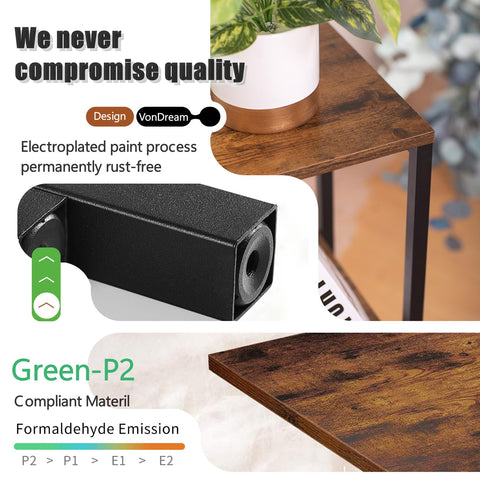 VonDream corner-friendly plant stand turns unused corner into green display.