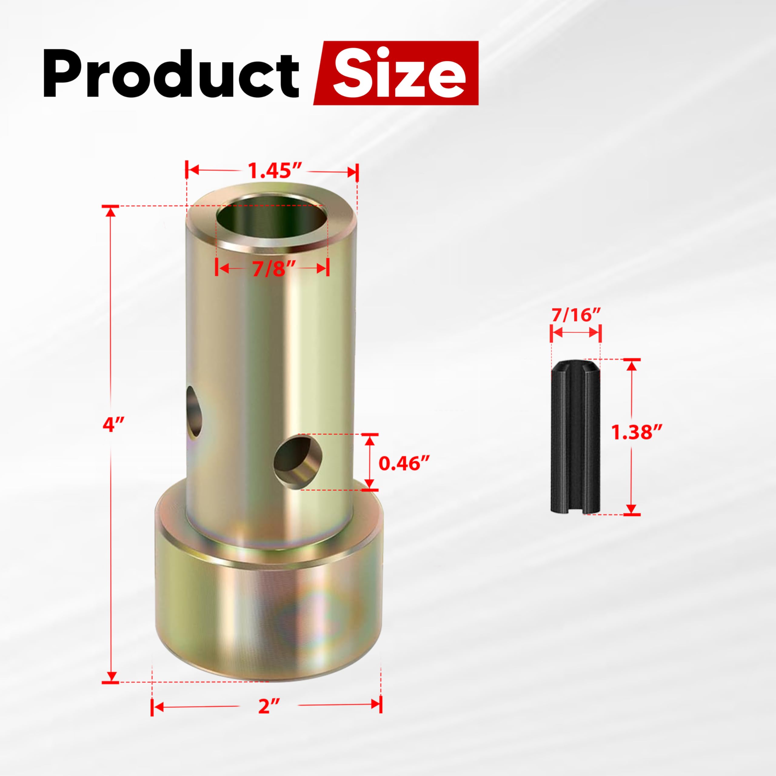 VONLX zinc-plated finish closeup showing rust resistance and durability