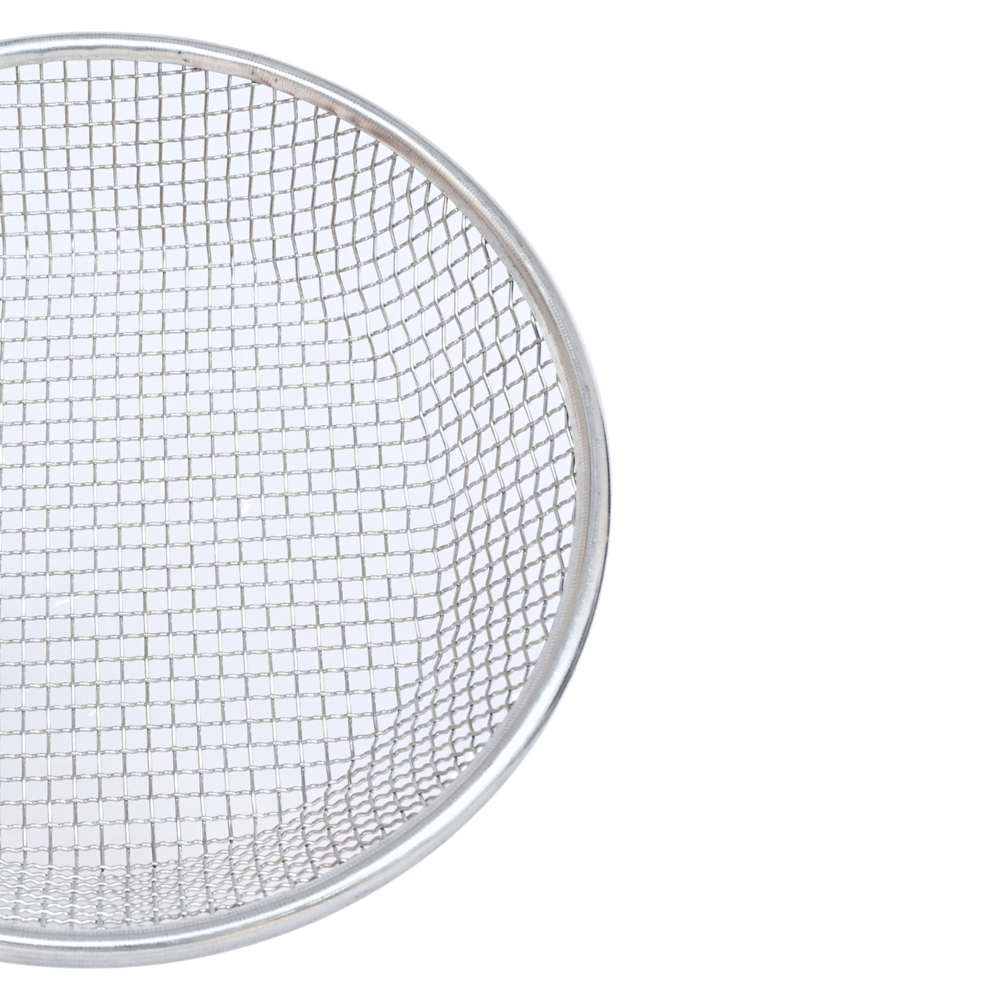 Vonoso sifter mounted on a bucket for easy garden screening
