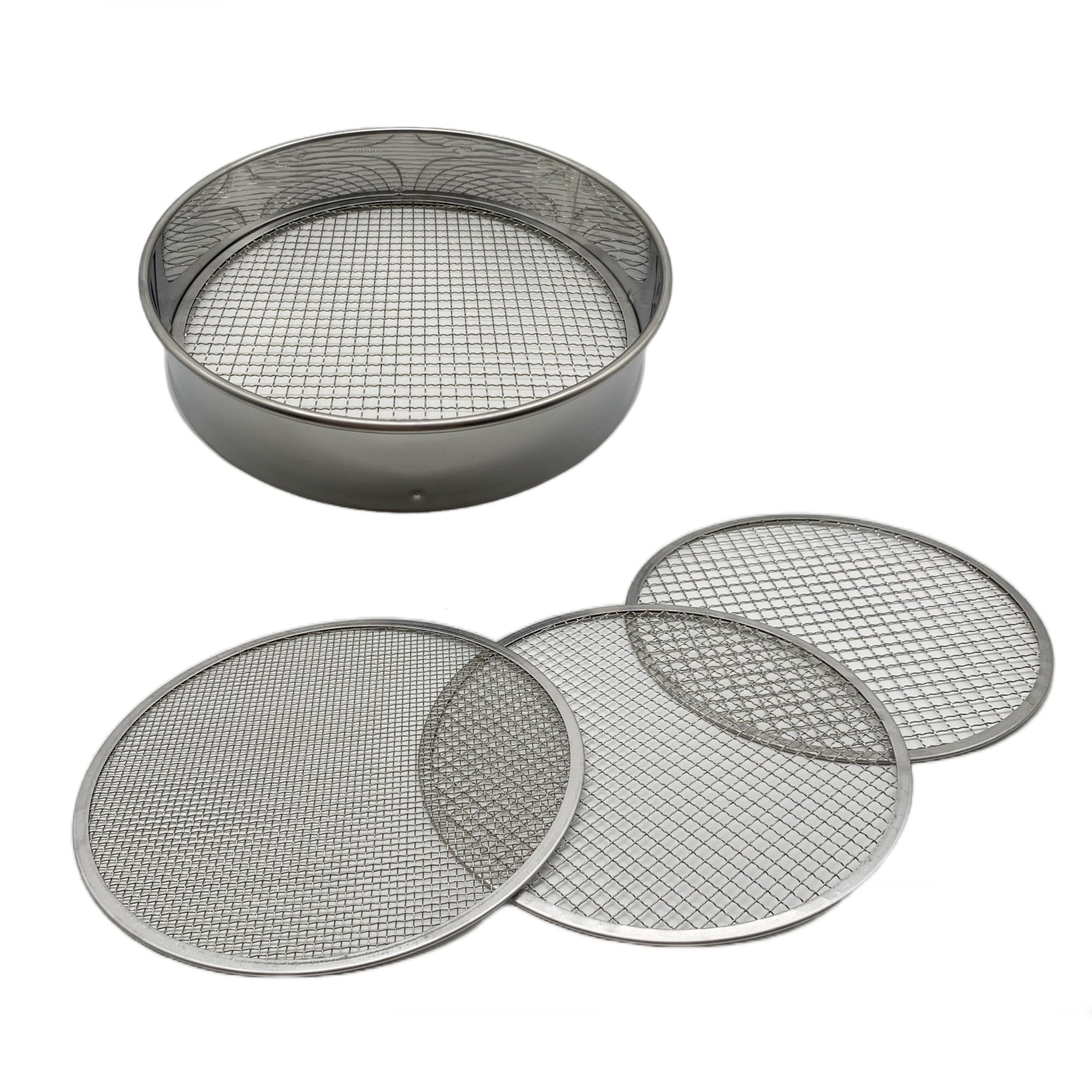 Vonoso soil sifter frame and mesh for sturdy filtering during gardening tasks.