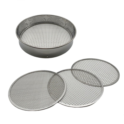 Vonoso soil sifter frame and mesh for sturdy filtering during gardening tasks.