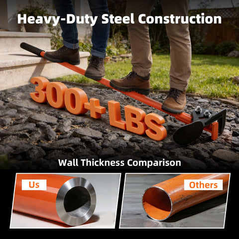 voominhtec tree puller in action demonstrates efficient post and stake removal.