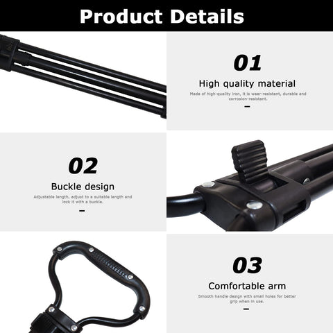 VOONKE wagon pull handle fixed metal frame compatibility ensures sturdy use.