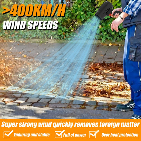 Vopot cordless blower ideal for patio and driveway cleanup