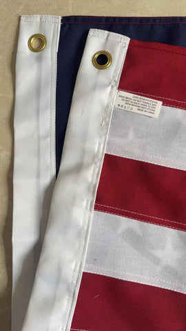 VORENUS patriotic flag ideal for porch or pole mounting.