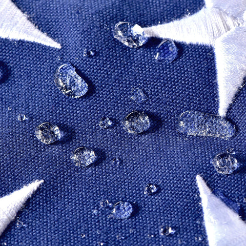 VORENUS flag water-repellent finish resists rain