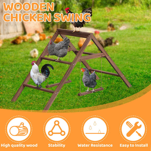 Vorhomness multi-level roost design lets chickens climb and explore