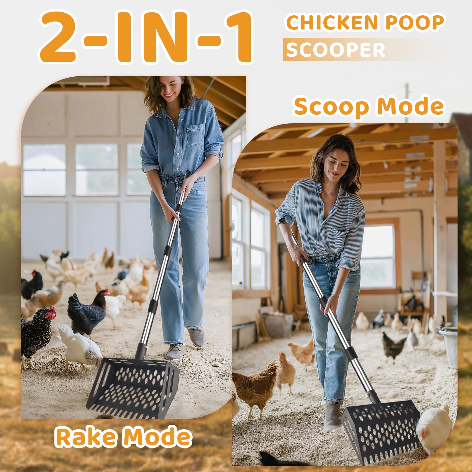 Vorhomness-metal-scoop-head-10-inch-wide ready to tackle heavy bedding.