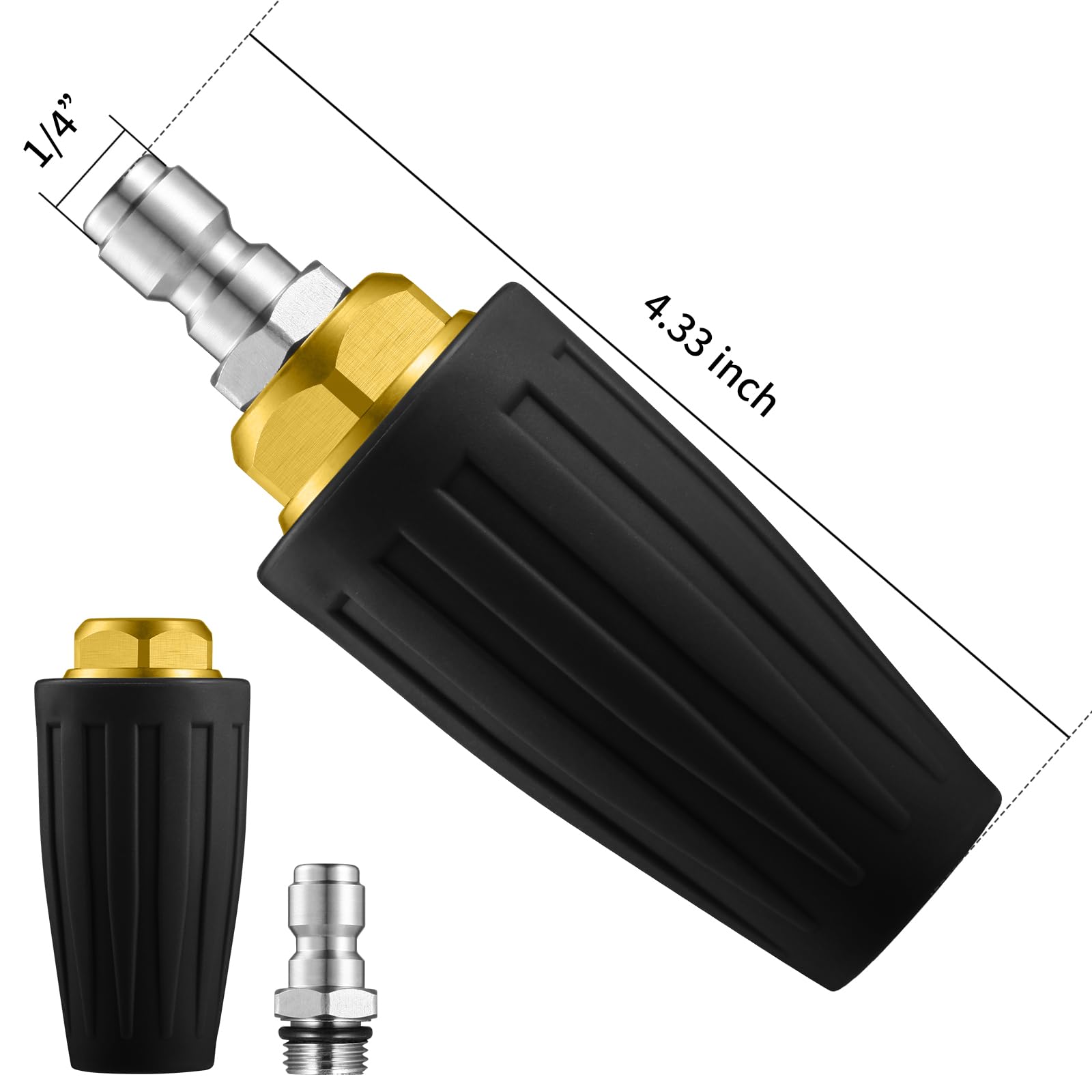 VORIGY ceramic-core nozzle emphasizing durability under pressure