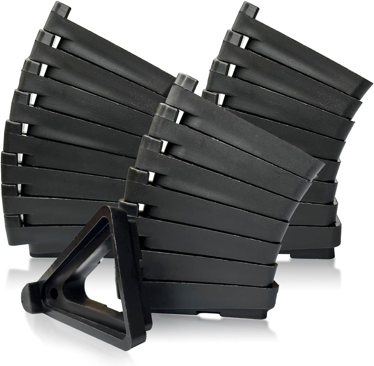 Vorregenweiss pot feet under pot stabilize heavy outdoor planters and promote airflow.