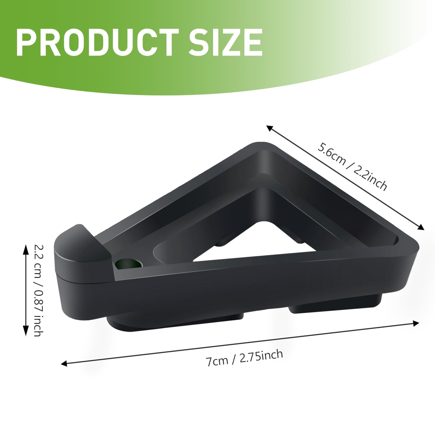 Vorregenweiss invisible breathable pot stands elevate pots while promoting drainage and air circulation.