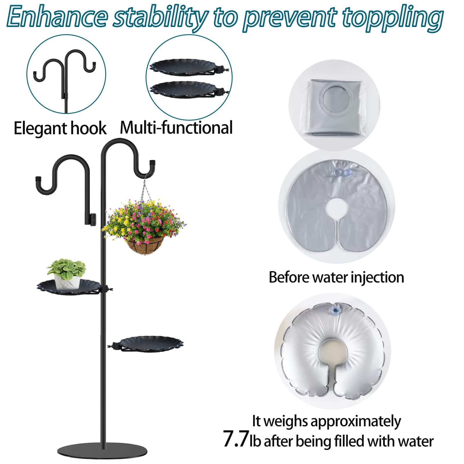 Vorriop adjustable height 28 to 74 inches for versatile setups