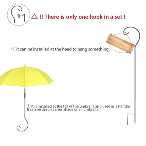 Vorriop garden shade umbrella for beds, veggies, and blooms.