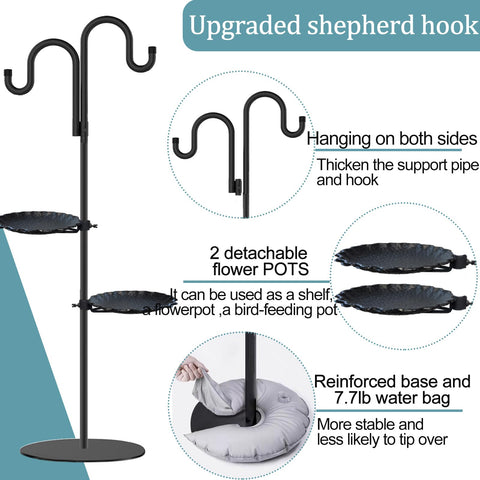 Vorriop waterproof metal stand resists rust on patios and gardens