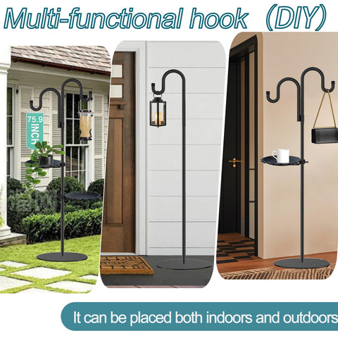 Vorriop wind chime hanger on sturdy stand for outdoor decor