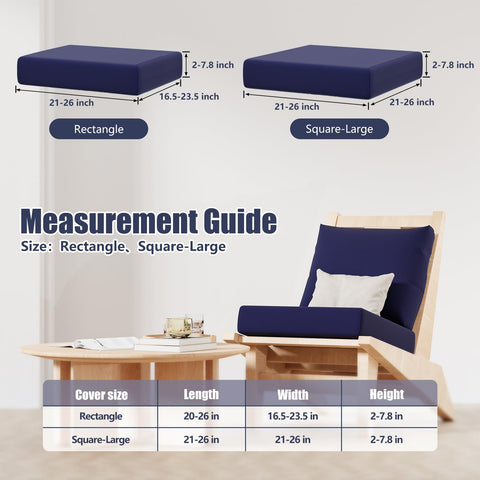 Vorshape navy rectangle cushion cover for quick sofa refresh.