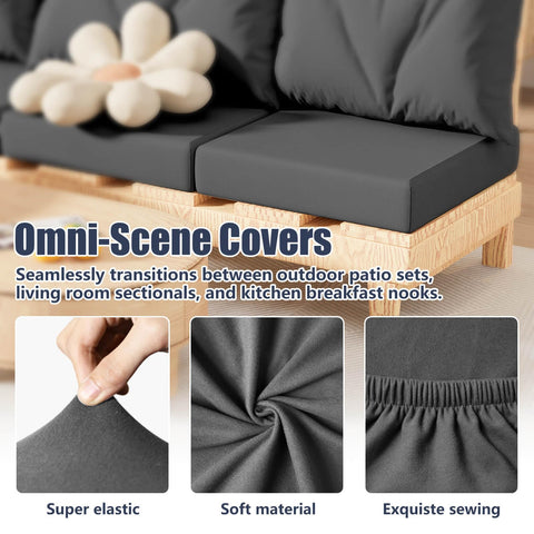 Vorshape back-elastic-strap design enables quick, tool-free cushion installation.