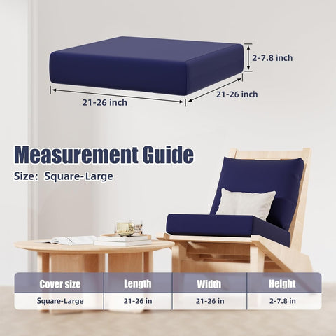 Vorshape machine-washable cushion cover for easy maintenance.