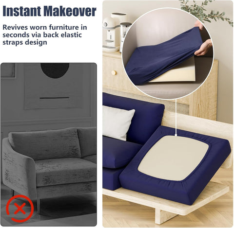 Vorshape cushion cover suitable for outdoor and indoor furniture.