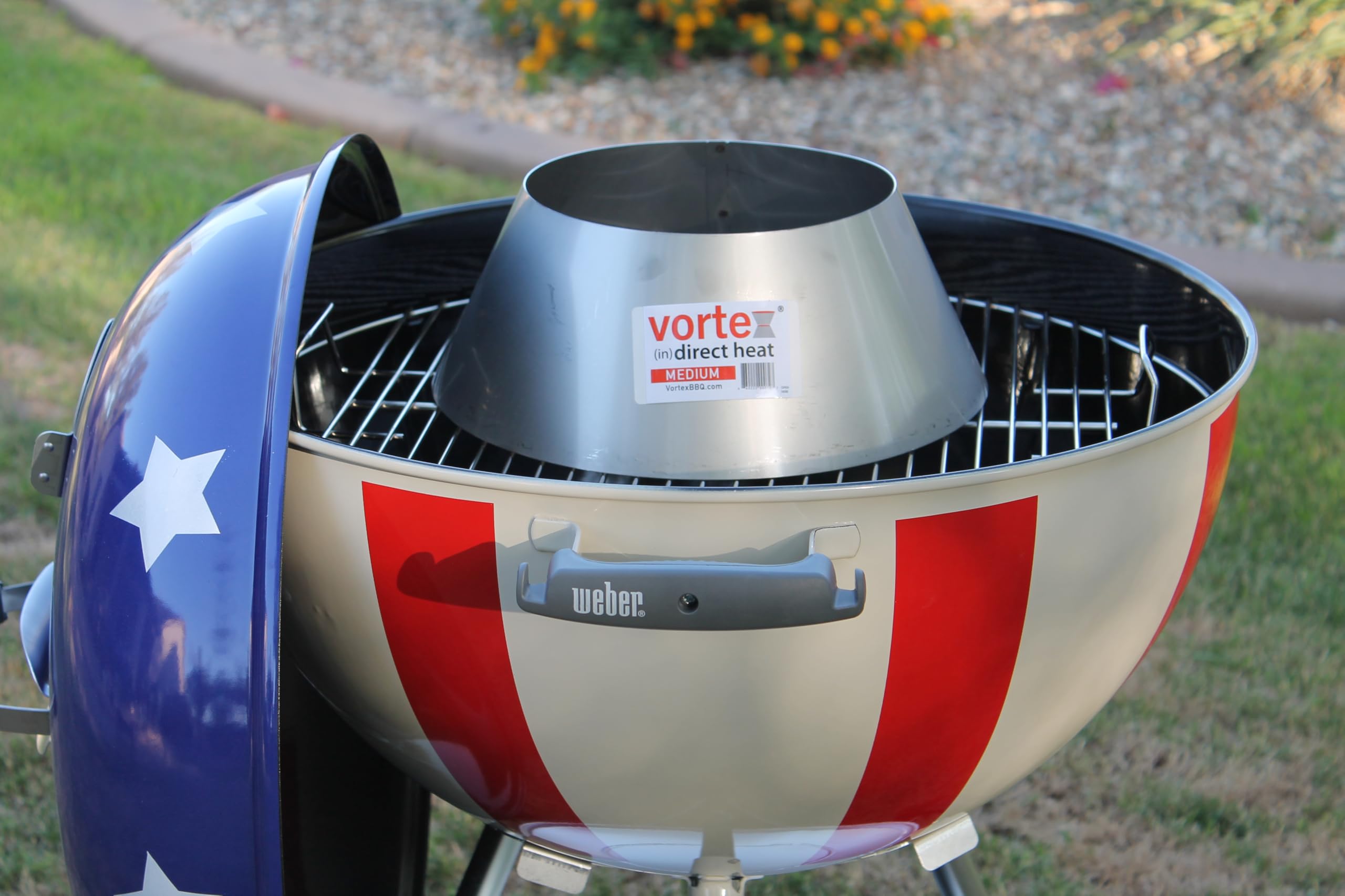 VORTEX direct heat for Weber kettle 26-5 supports high-heat searing and even heat.