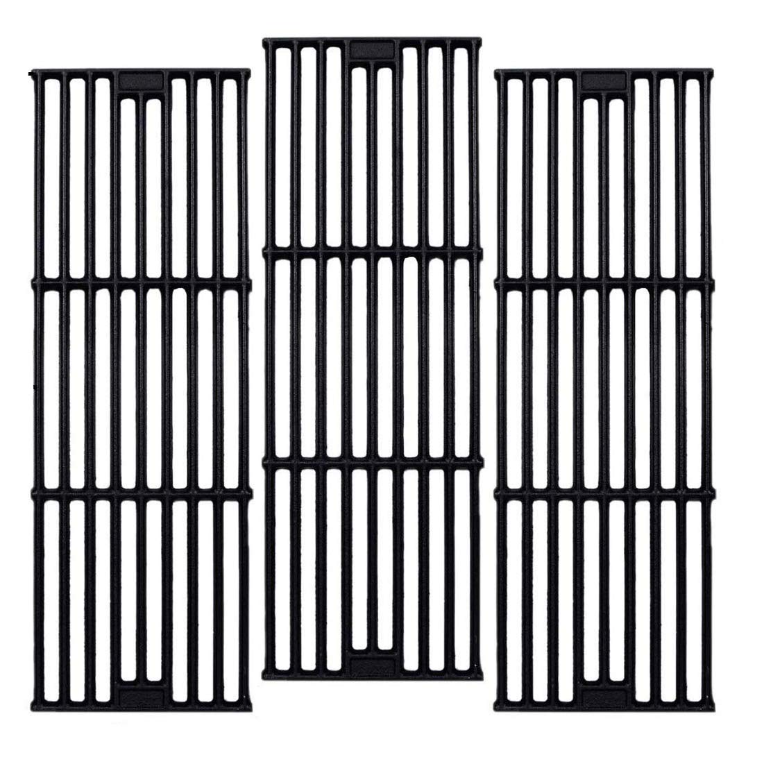 Votenli C6505A cast iron grid — front view showing sturdy, even-heat cooking surface.