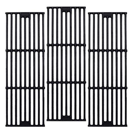 Votenli C6505A cast iron grid — front view showing sturdy, even-heat cooking surface.
