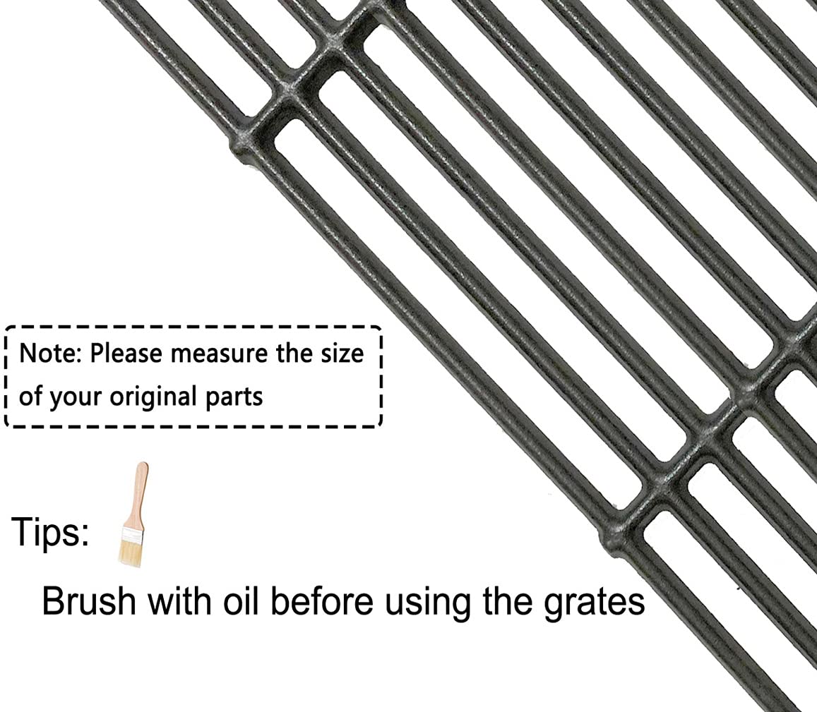 Votenli C6505A cast iron grid on King Griller 3008-5252 for even heat distribution.