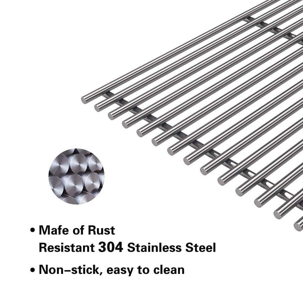 Votenli S6505A 19-3/4in grid dimensions, precise fit for larger grills and even heat.