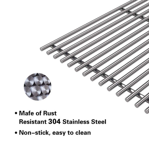 Votenli S6505A 19-3/4in grid dimensions, precise fit for larger grills and even heat.