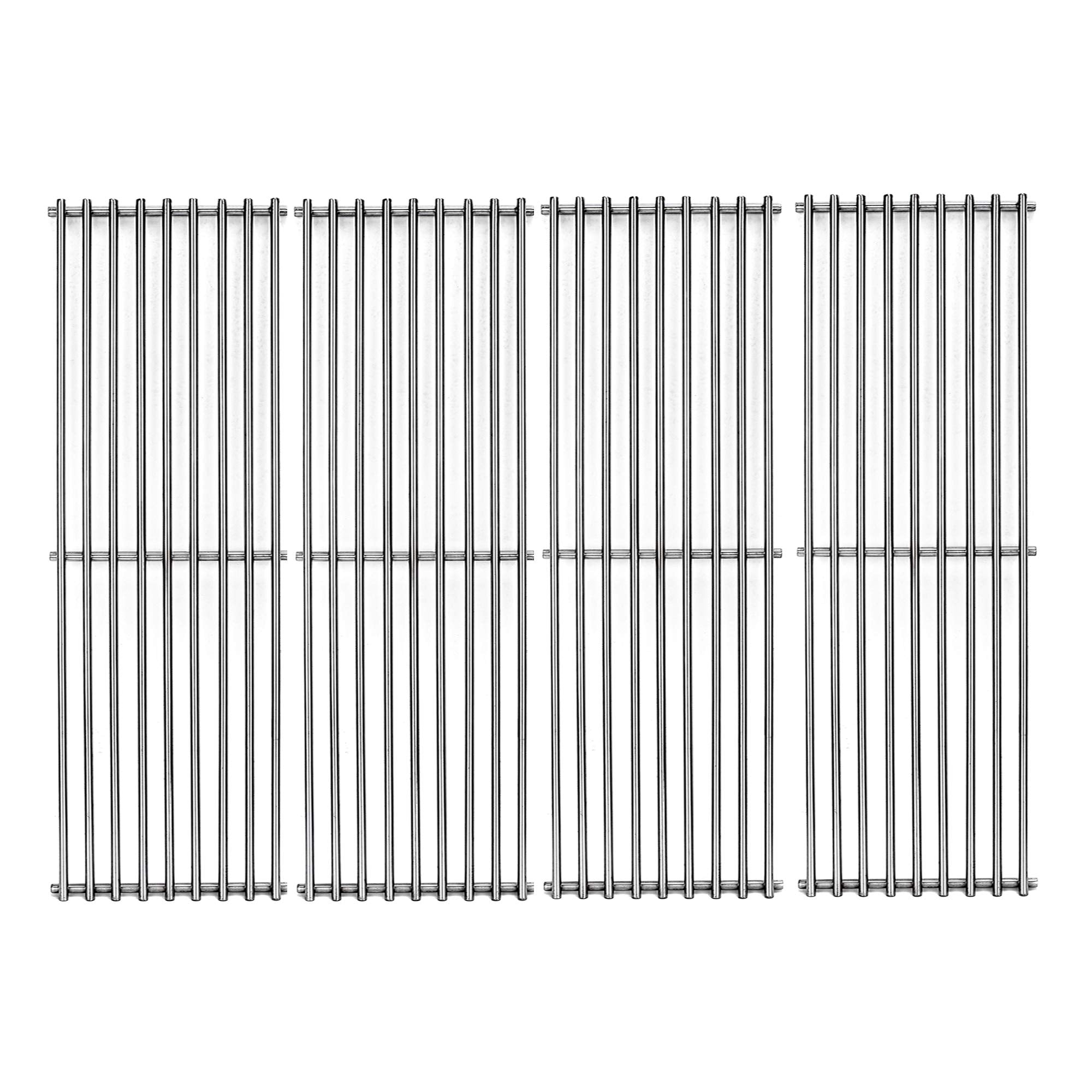 Votenli S6505A 4pc grid for Chargriller 2121/2123, durable stainless steel for even grilling.