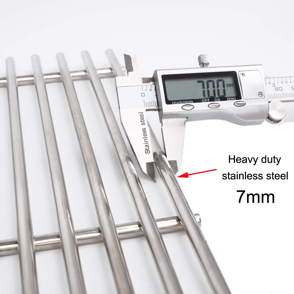 Votenli S720-0896 7mm stainless steel bars deliver sturdy heat transfer