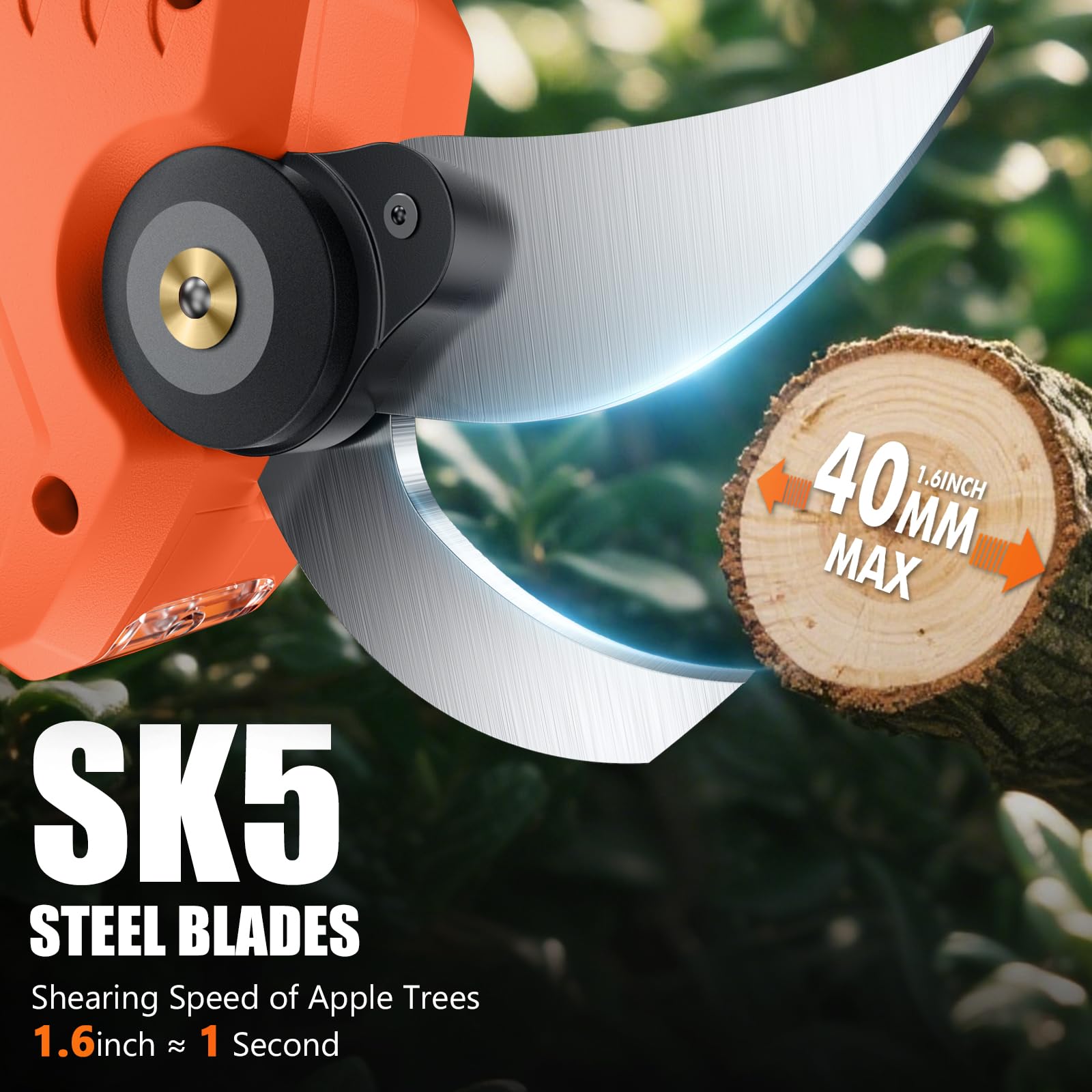 VOTREK ergonomic grip reduces hand fatigue during pruning