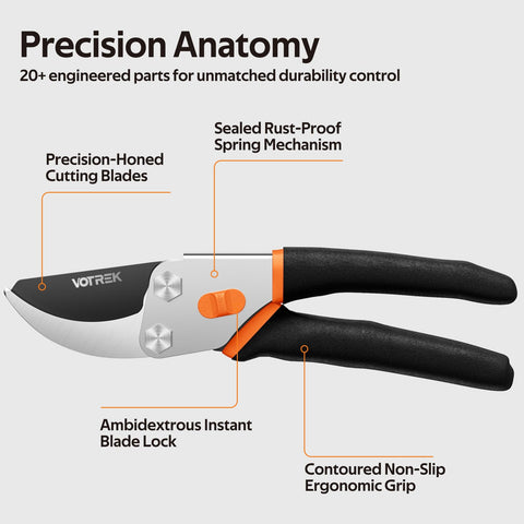 VOTREK Pruning Shears offer a versatile all-in-one pruning tool for gardeners.