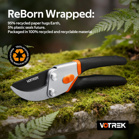VOTREK Pruning Shears ideal for roses and delicate stems.