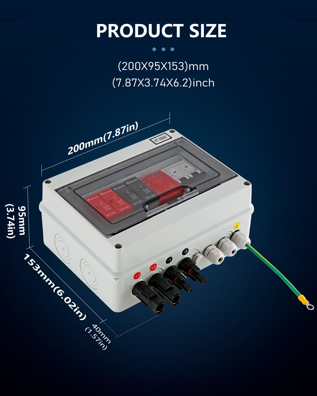 VOU wiring assembly view shows plug-and-play connections