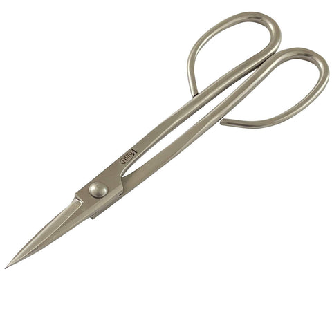 VOUIU bonsai scissors 8-inch blade close-up for precise pruning