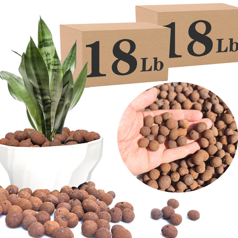 Voulosimi clay pebbles hydroponic rocks promote drainage for healthier roots.