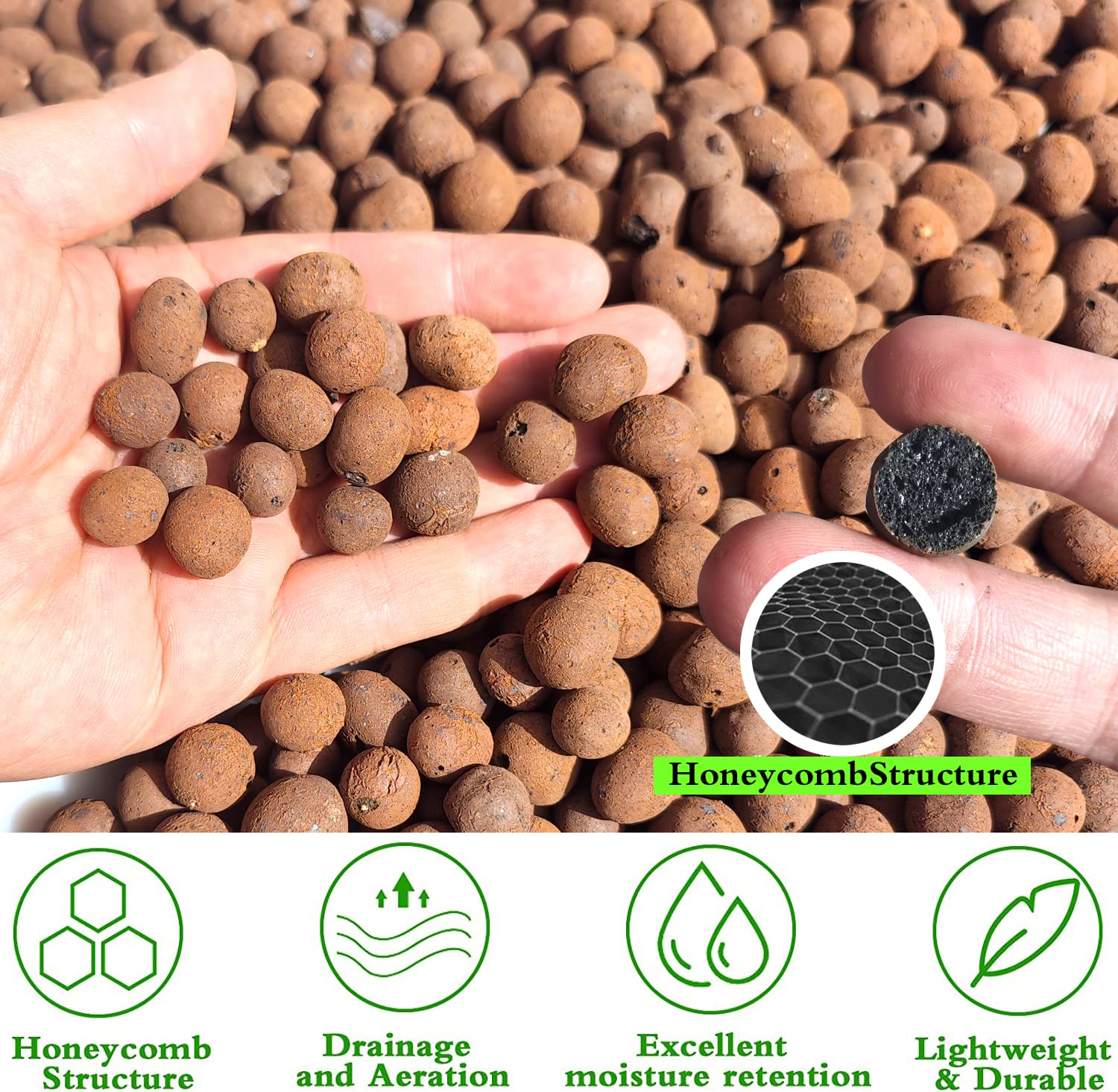 Voulosimi organic grow media enhances soil structure and long-life performance.