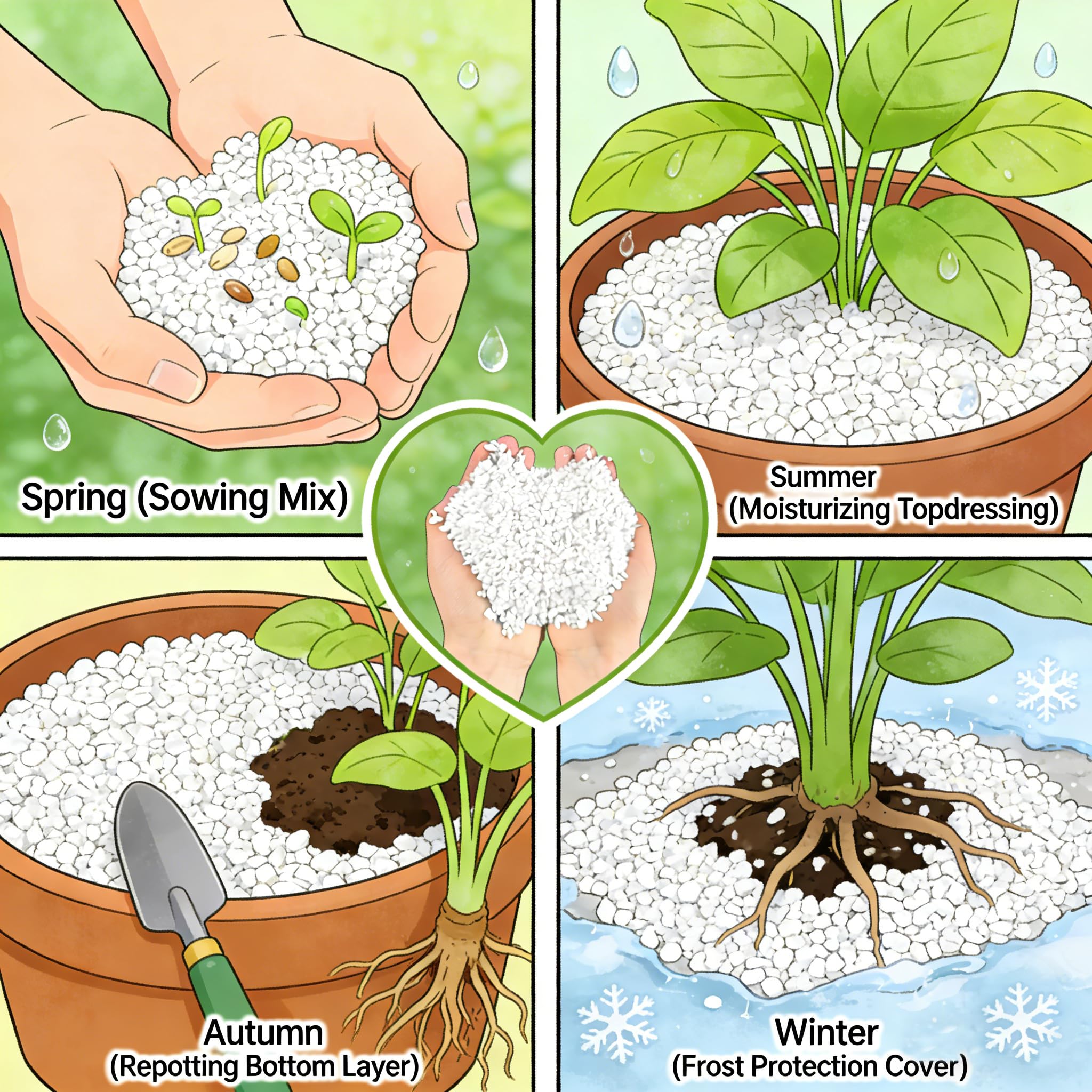 Voulosimi perlite is suitable for hydroponics, offering a stable growing medium.