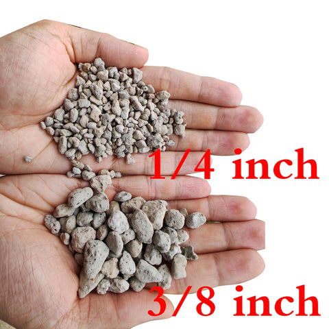 Voulosimi pumice rock succulent soil enhancer improves aeration and water balance.