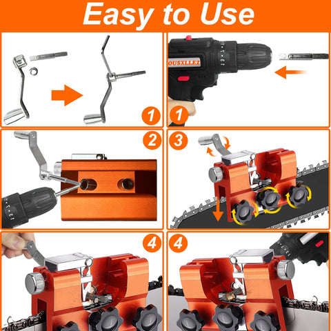 VOUSXLLEZ sharpener with tungsten carbide bits emphasizes durable sharpening options.