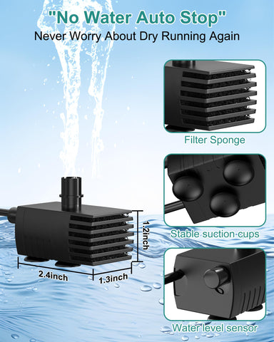 Vovamo five-point-one-foot cord offers simple ground stake or screw installation.