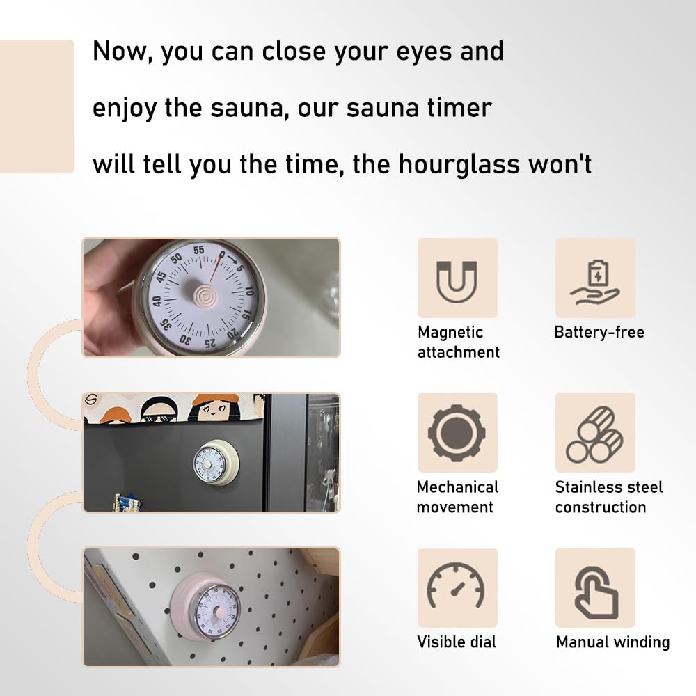 VOVCIG sauna timer suitable for spa rooms and steam spaces with high humidity.