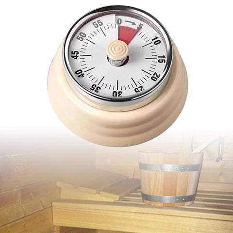 VOVCIG stainless steel sauna timer 55 minutes for durable, precise time in heat and humidity.