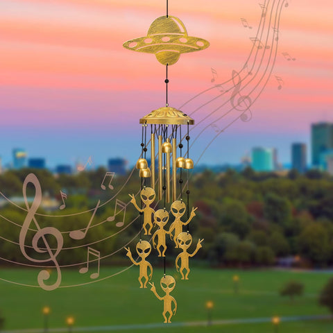Vovkokc wind chimes with metal tubes produce clear, resonant tones.