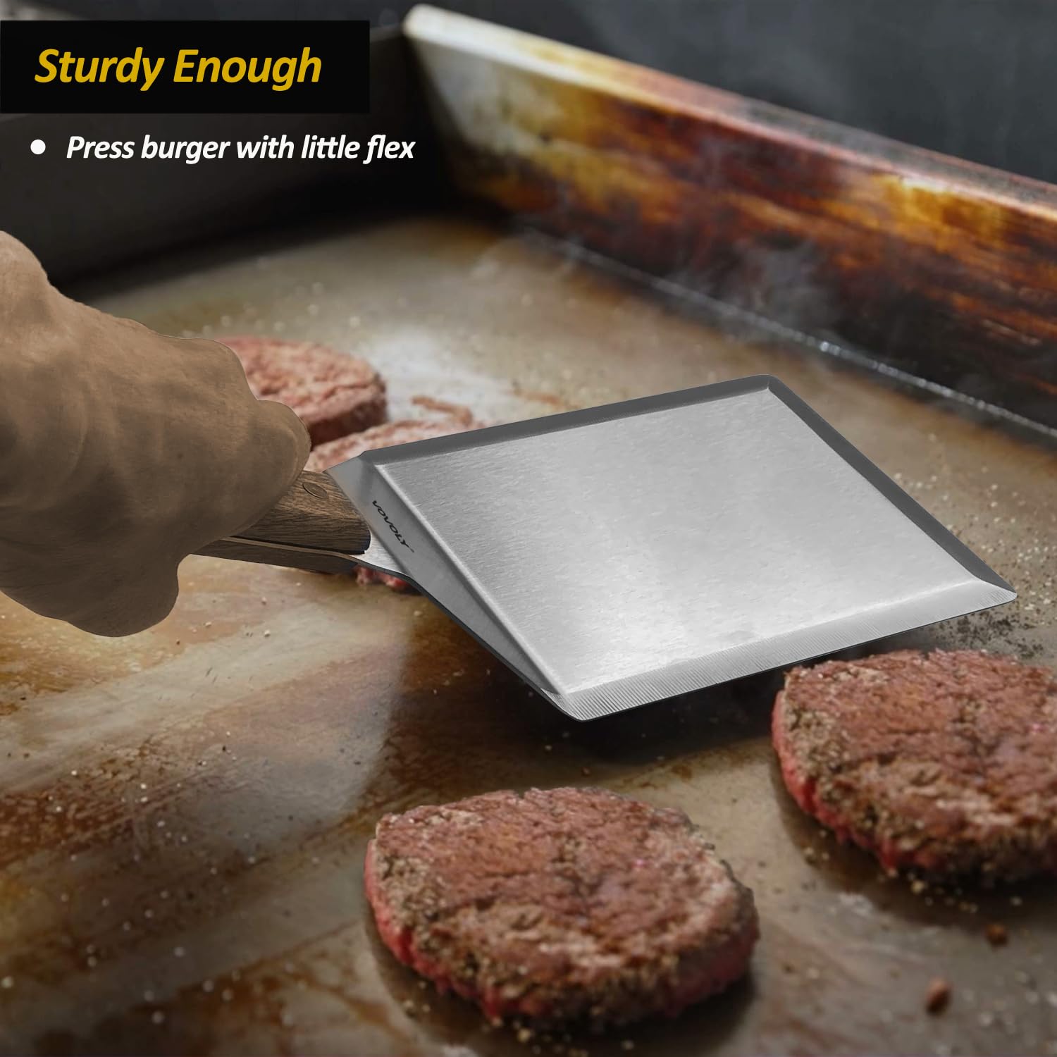Vovoly easy-clean hand wash compatible spatula for daily cooking.