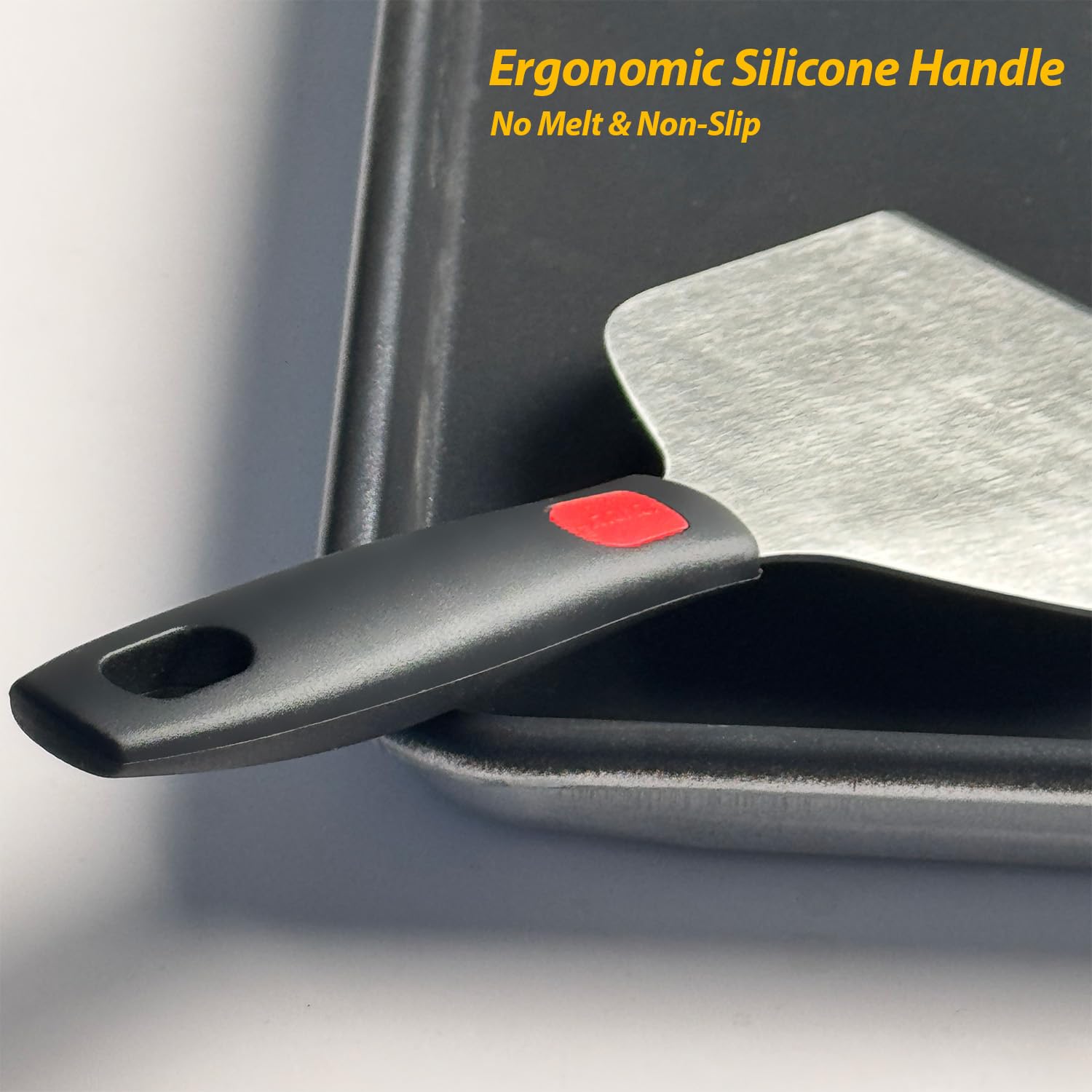 Vovoly versatile griddle utensil for cleaning pans and barbecues