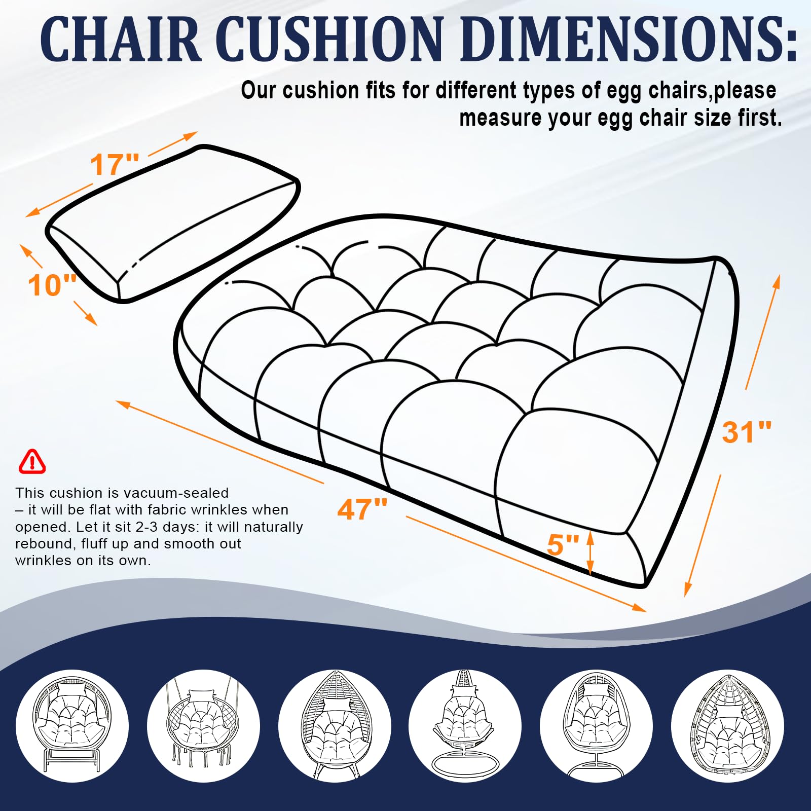 Vovoyager ergonomic cushion with head pillow for better support