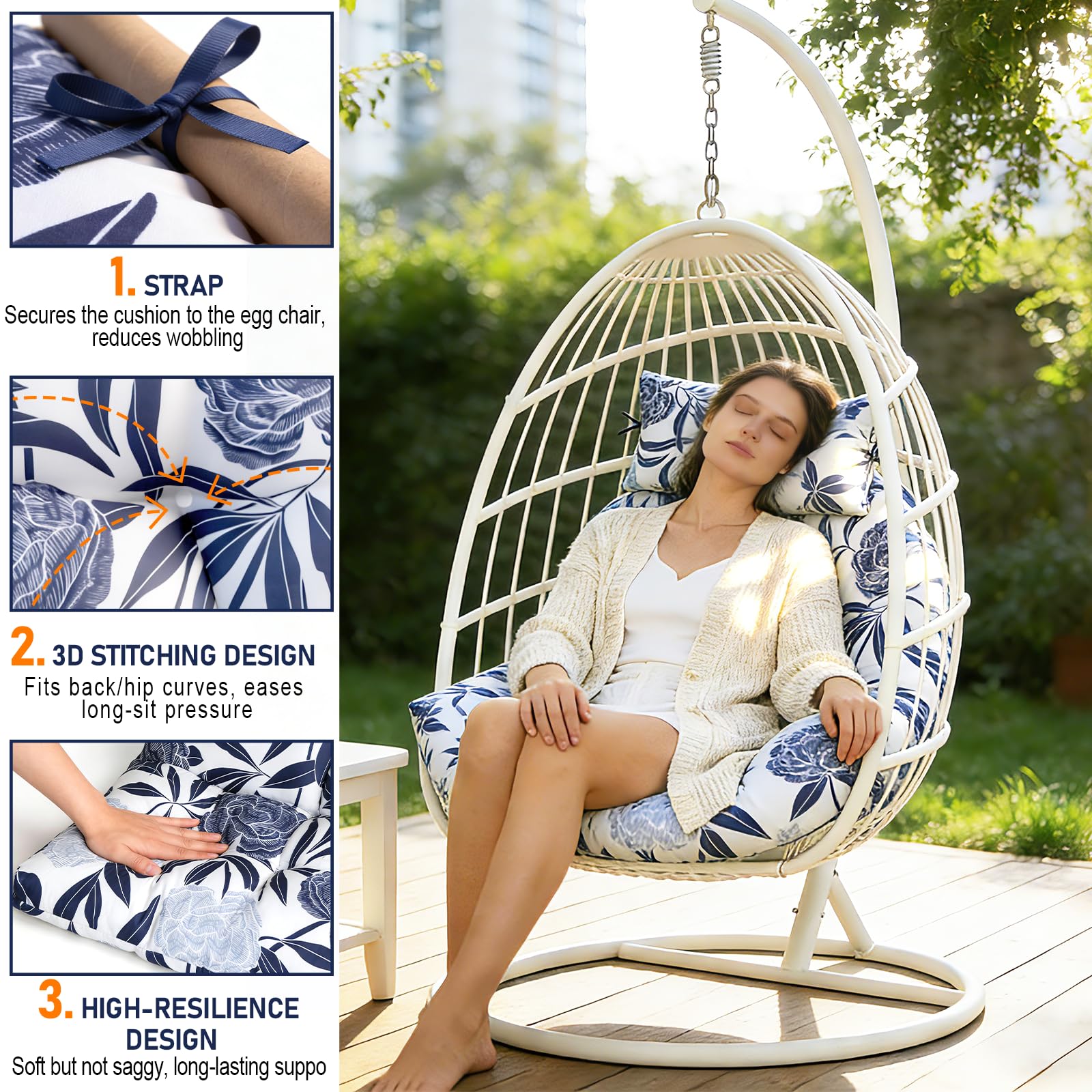 Vovoyager cushion ideal for outdoor garden lounging
