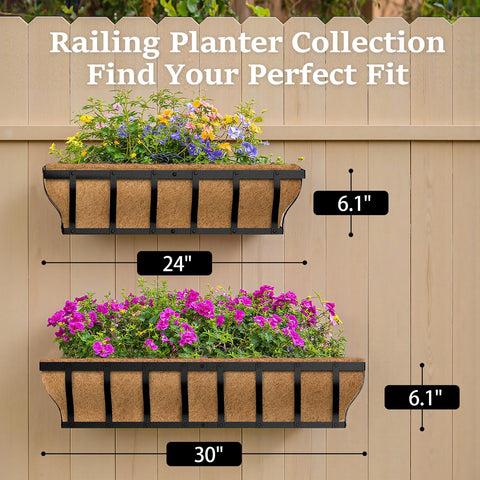 VOXOR support rod stabilizes large planters to prevent tipping